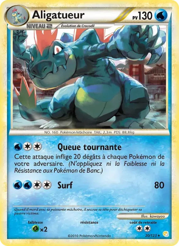 Aligatueur 20 – HeartGold SoulSilver
