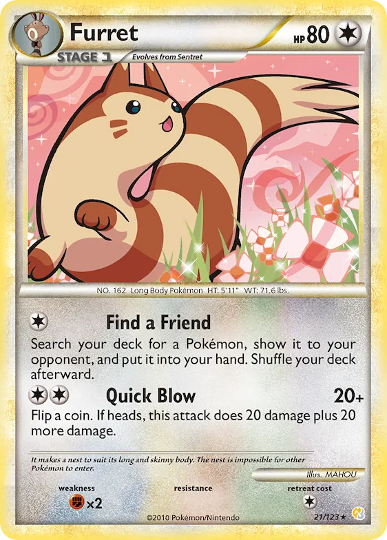 Furret #21 – HeartGold & SoulSilver