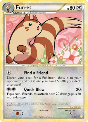 Furret #21 – HeartGold & SoulSilver