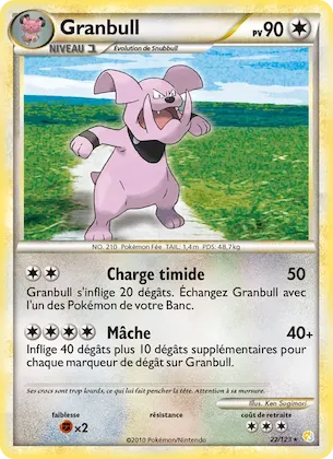 Granbull n° 22 – HeartGold SoulSilver