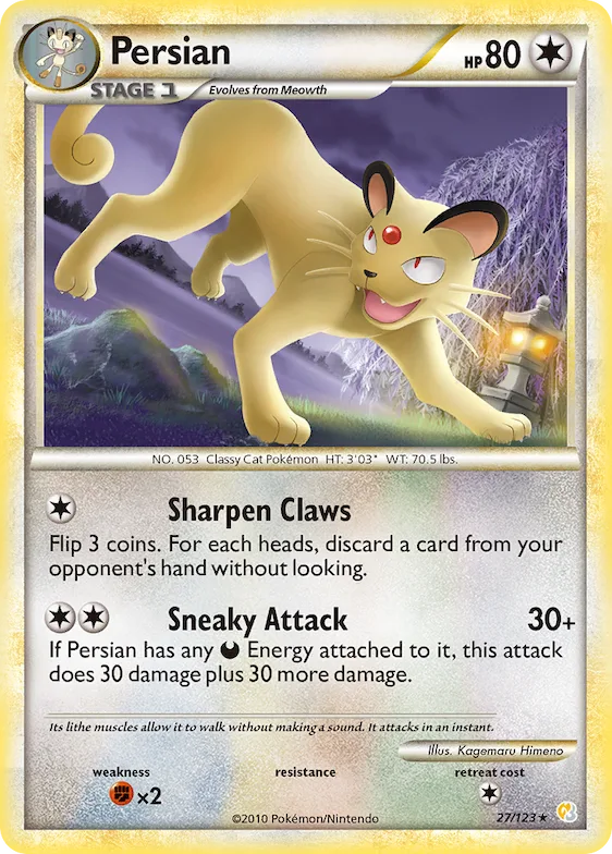 Persian #27 – HeartGold & SoulSilver