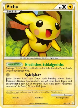 Pichu Nr. 28 – HeartGold SoulSilver