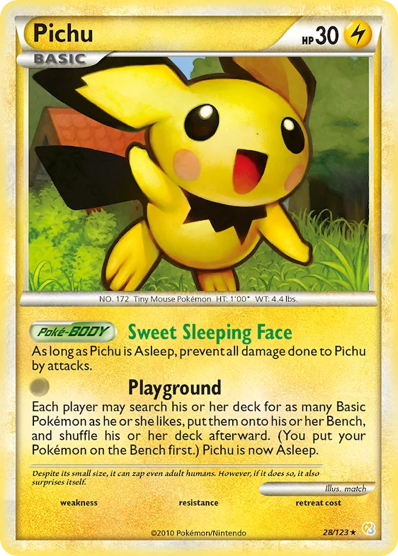 Pichu #28 – HeartGold & SoulSilver