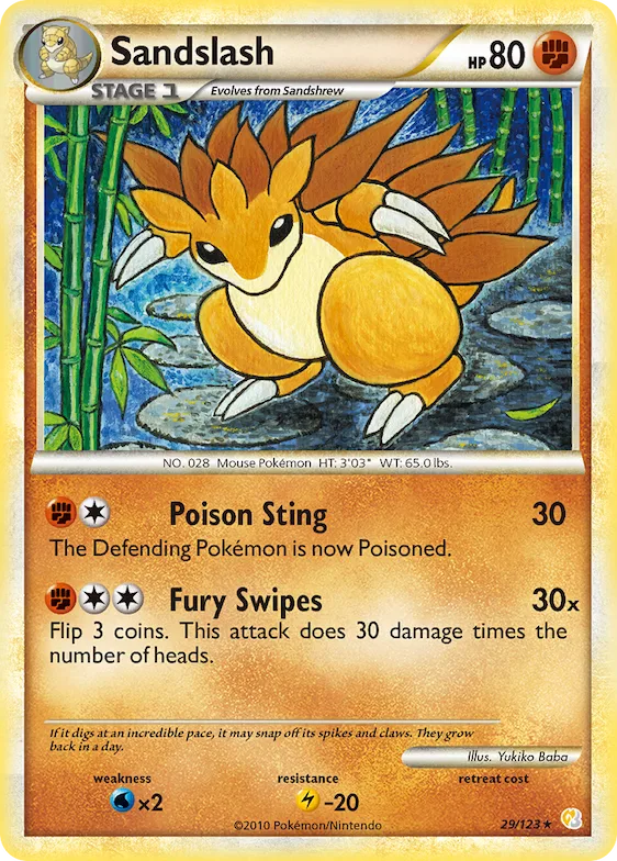 Sandslash #29 – HeartGold & SoulSilver