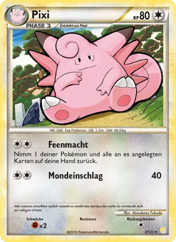 Pixi 3 – HeartGold SoulSilver