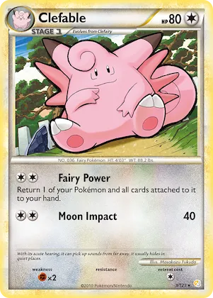 Clefable #3 – HeartGold & SoulSilver