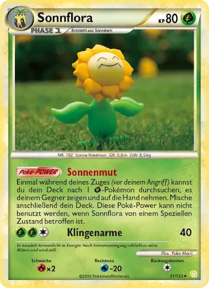 Sonnflora Nr. 31 – HeartGold SoulSilver