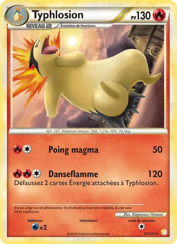 Typhlosion 32 – HeartGold SoulSilver