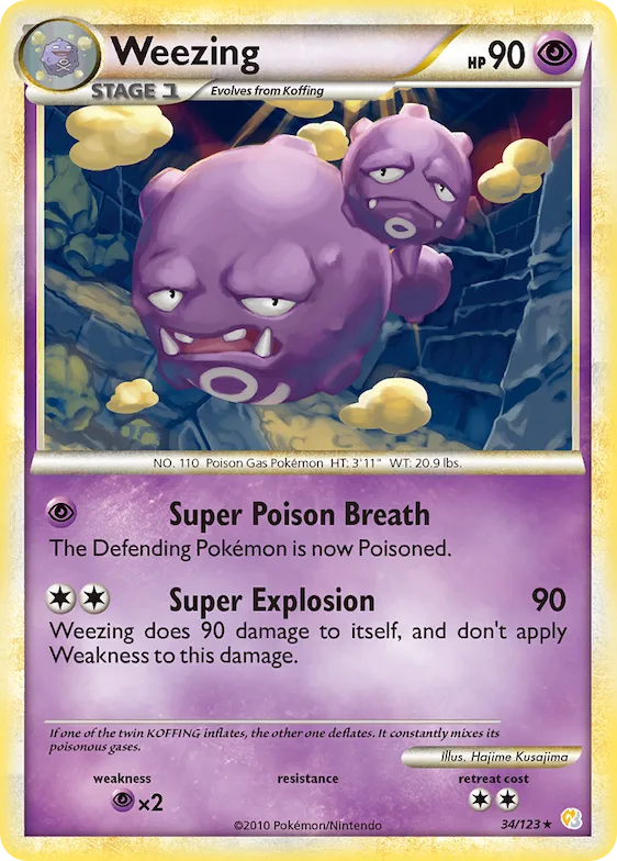 Weezing #34 – HeartGold & SoulSilver