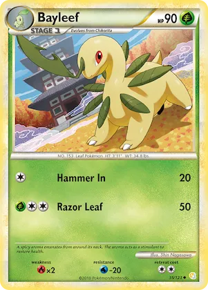Bayleef #35 – HeartGold & SoulSilver