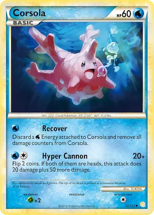 Corsola #37 – HeartGold & SoulSilver