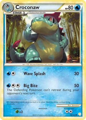 Croconaw #38 – HeartGold & SoulSilver