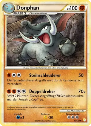 Donphan Nr. 40 – HeartGold SoulSilver
