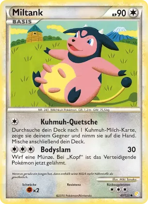 Miltank Nr. 47 – HeartGold SoulSilver
