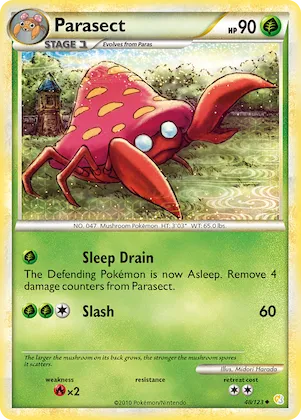 Parasect #48 – HeartGold & SoulSilver