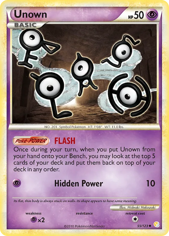 Unown #55 – HeartGold & SoulSilver