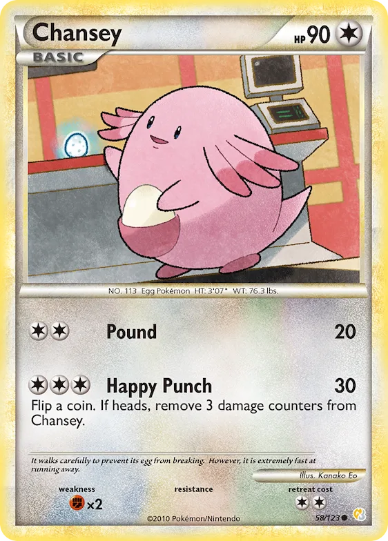 Chansey #58 – HeartGold & SoulSilver