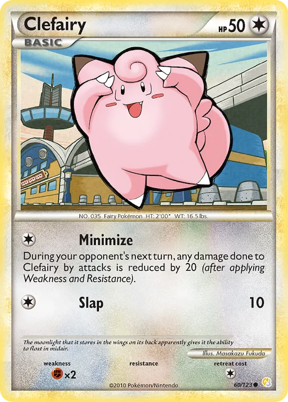 Clefairy #60 – HeartGold & SoulSilver