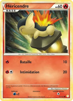 Héricendre n° 61 – HeartGold SoulSilver