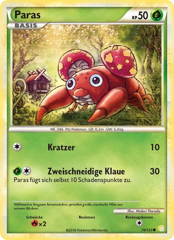 Paras 76 – HeartGold SoulSilver