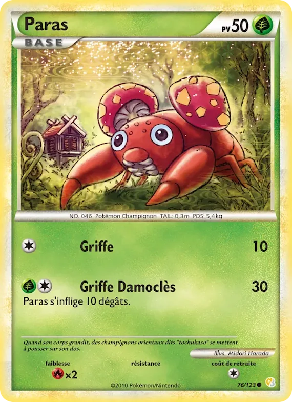Paras 76 – HeartGold SoulSilver