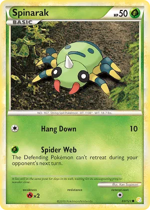 Spinarak #83 – HeartGold & SoulSilver