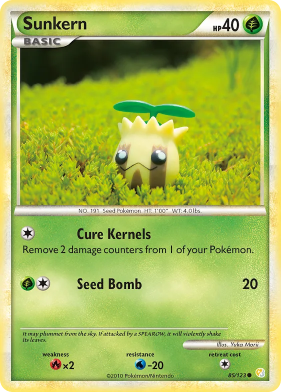 Sunkern #85 – HeartGold & SoulSilver