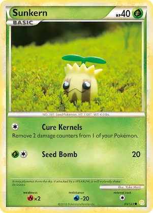 Sunkern #85 – HeartGold & SoulSilver