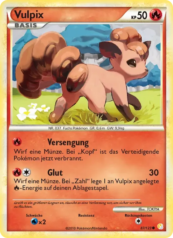 Vulpix 87 – HeartGold SoulSilver