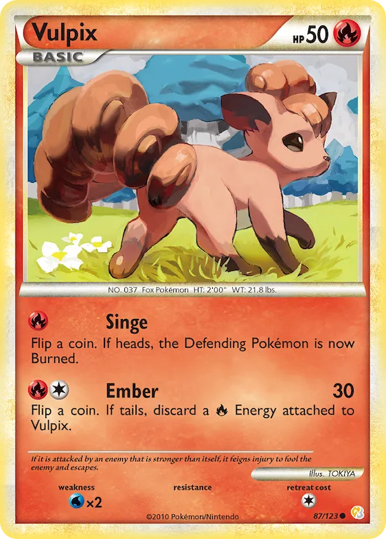 Vulpix #87 – HeartGold & SoulSilver