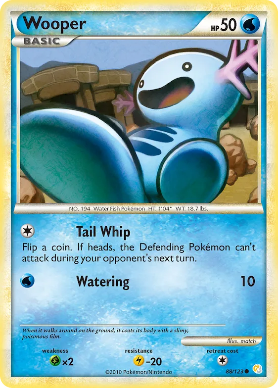 Wooper #88 – HeartGold & SoulSilver