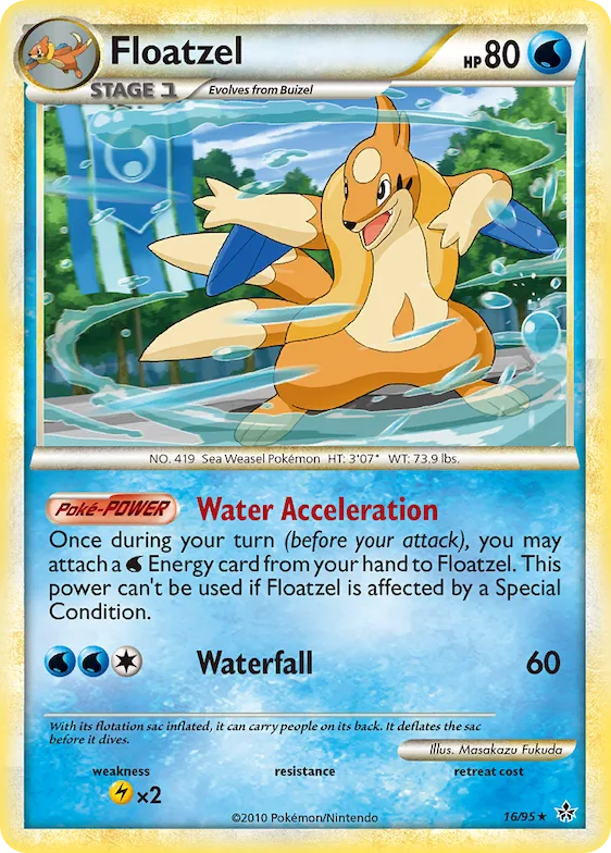 Floatzel #16 – HS—Unleashed