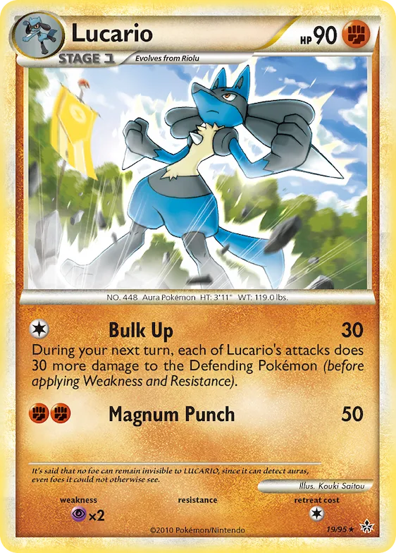 Lucario #19 – HS—Unleashed