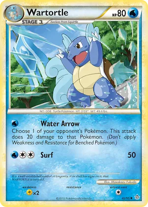 Wartortle #42 – HS—Unleashed
