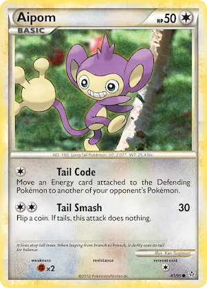 Aipom #43 – HS—Unleashed