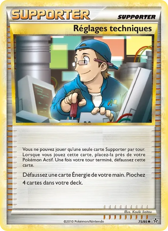 Réglages techniques 75 – Déchaînement