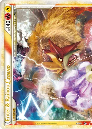Entei & Raikou LEGEND #90 – HS—Unleashed