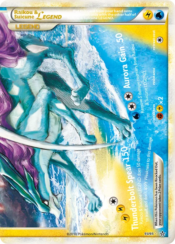 Raikou & Suicune LEGEND #93 – HS—Unleashed