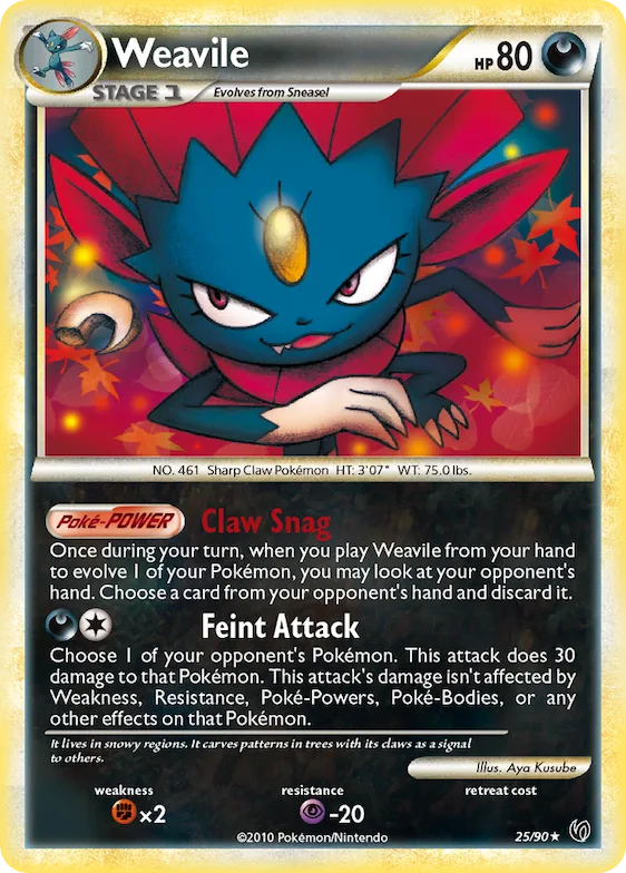 Weavile #25 – HS—Undaunted