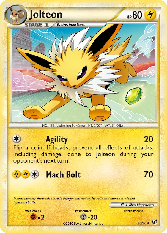 Jolteon #28 – HS—Undaunted
