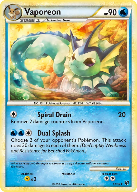 Vaporeon #41 – HS—Undaunted