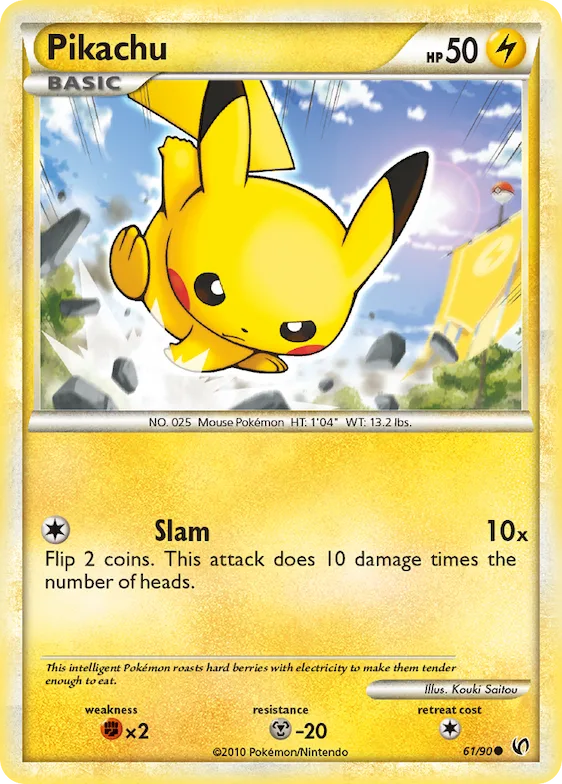 Pikachu #61 – HS—Undaunted