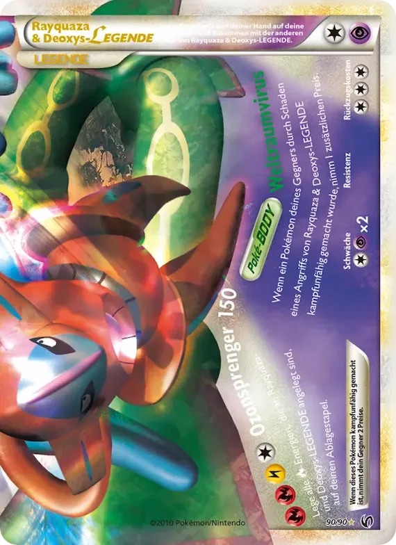Rayquaza & Deoxys LEGENDE 90 – Unerschrocken