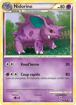 Nidorino n° 46 – Triomphant