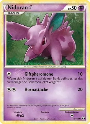 Nidoran m Nr. 70 – Triumph