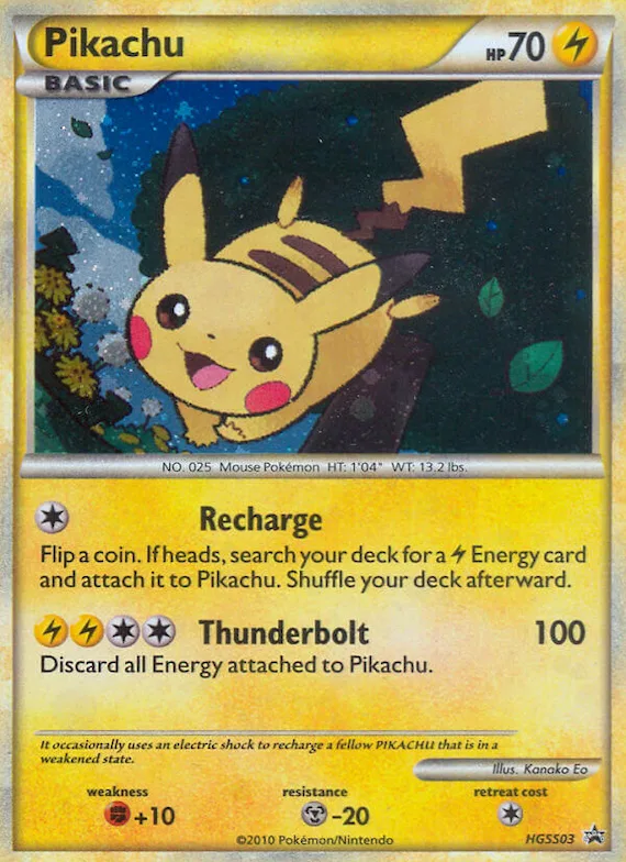 Pikachu #HGSS03 – HGSS Promos