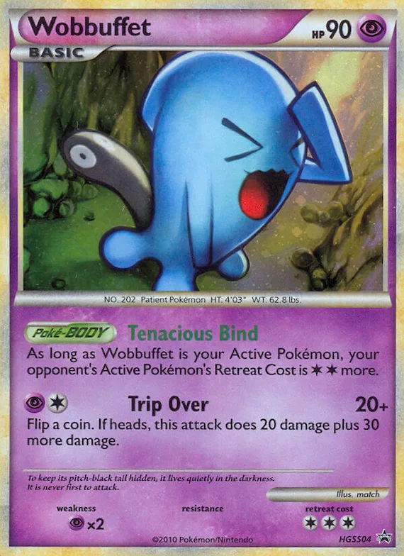 Wobbuffet #HGSS04 – HGSS Promos