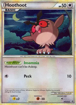 Hoothoot n° HGSS05 – HGSS Promos