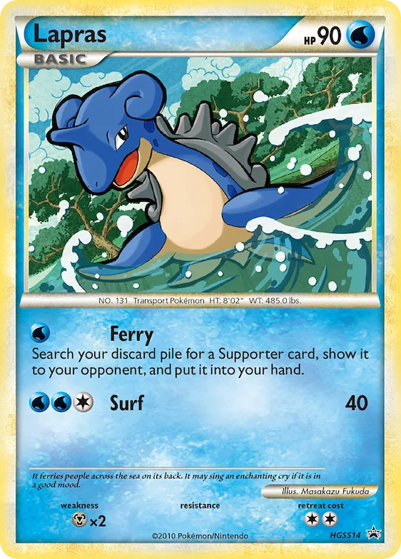 Lapras #HGSS14 – HGSS Promos
