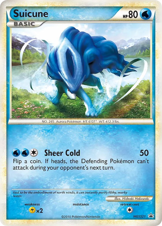 Suicune #HGSS21 – HGSS Promos